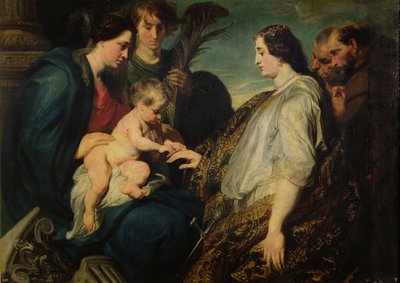 The Mystic Marriage of St. Catherine, 1618-20 by Anthony van Dyck